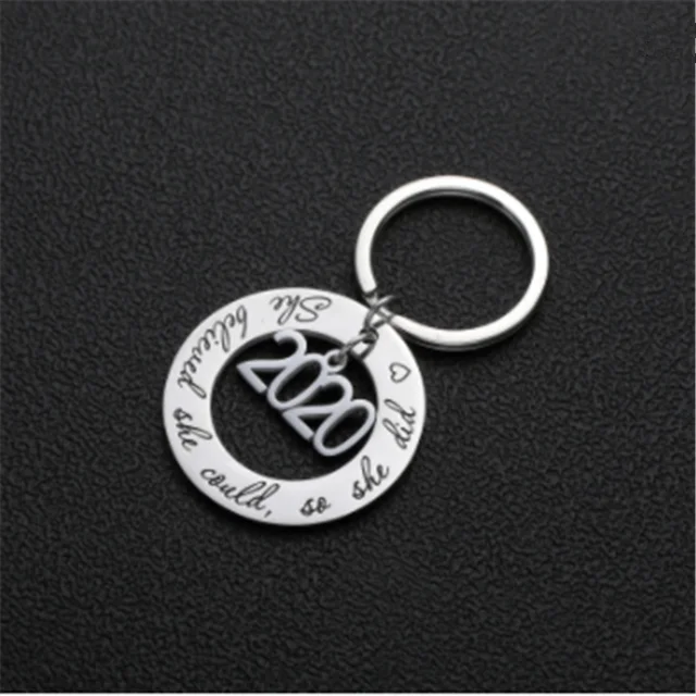 
Stainless Steel Keyring Chain macrame metal Keychains for Girl Women 