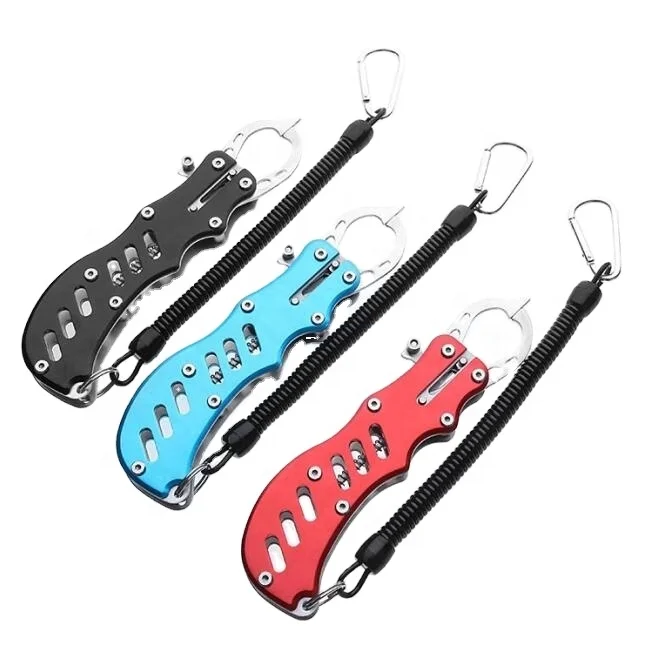 

Multi Function Fish Controller Gripper Stainless Steel Fishing Pliers Portable Fishing Accessory for Outdoor, Anodic oxidation of various colors