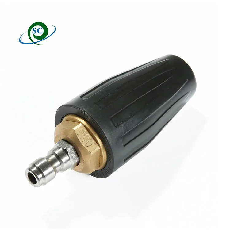 60 Degree Powerful Cleaning Rotating Turbo Water Spray Jet Nozzle for Car Washing