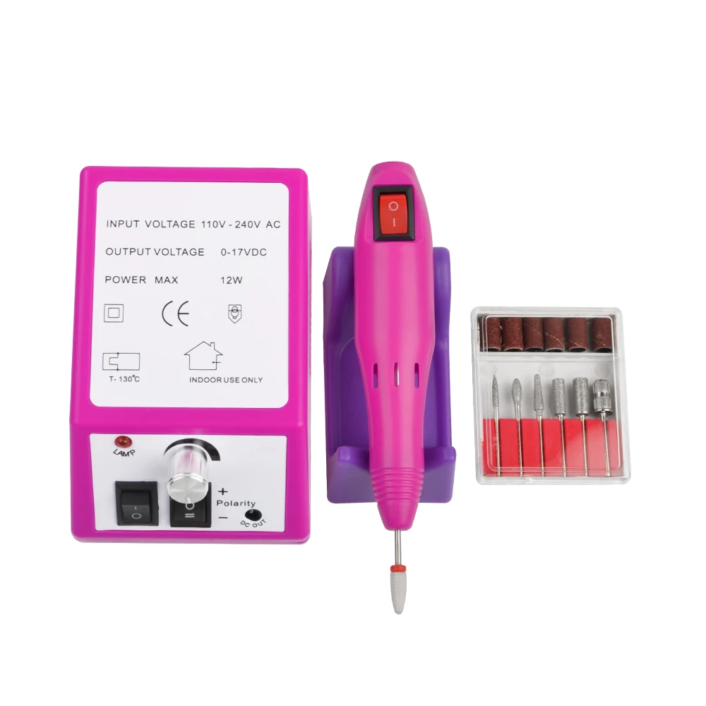 

Nail Tools Manicure Milling Drill Bit Nail Polish Machine Electric Nail Drill Machine High Speed 110V-240V 20pcs/ctn EU/US/UK/AU