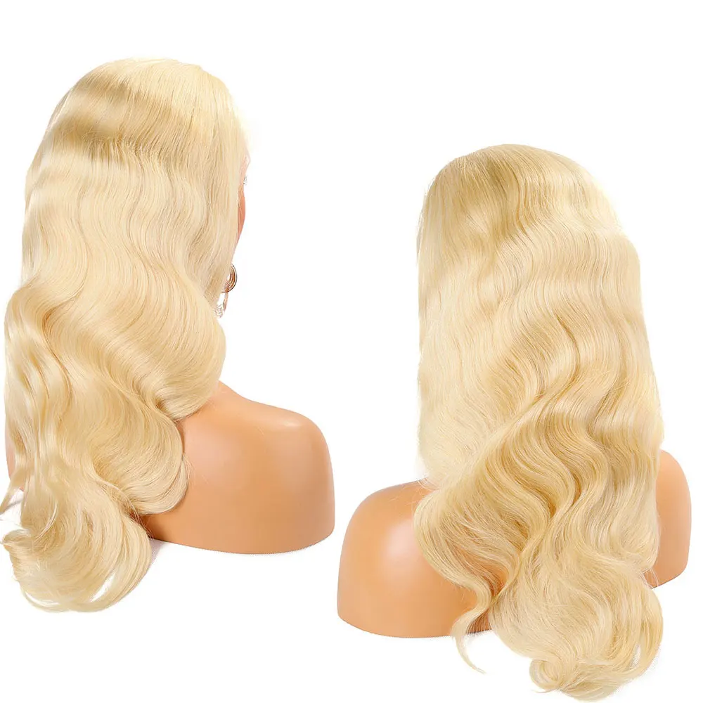 

200 Density 30 Inch Cuticle Aligned 613 Hd Frontal Closure Wigs 613 Blonde Lace Front Wig Human Hair Bodywave 613 Wigs