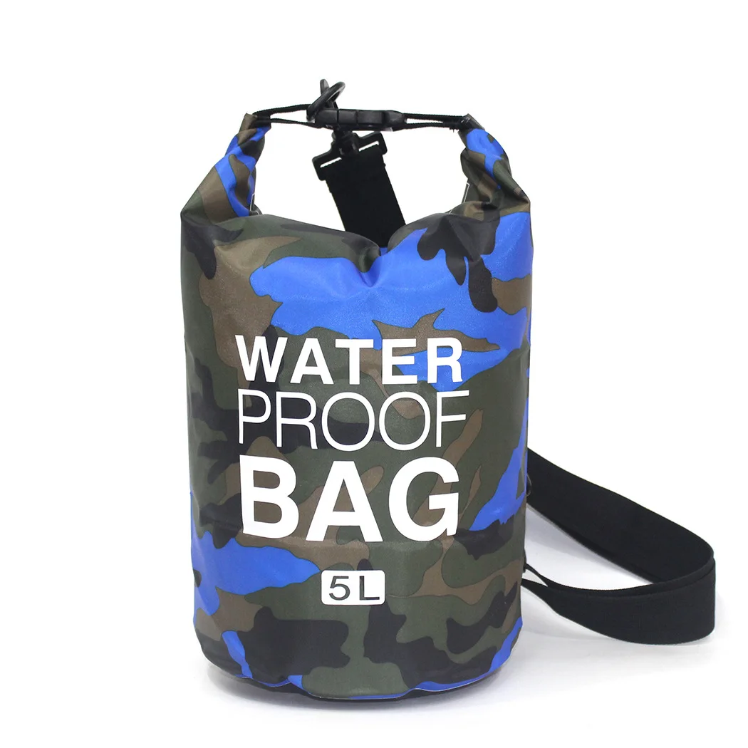 

Outdoor Kayaking Drifting Diving Beach Lightweight Storage Sacks 2L 5L 10L 15L 20L 30L Camouflage Drybag Waterproof Bag, Multi-colors