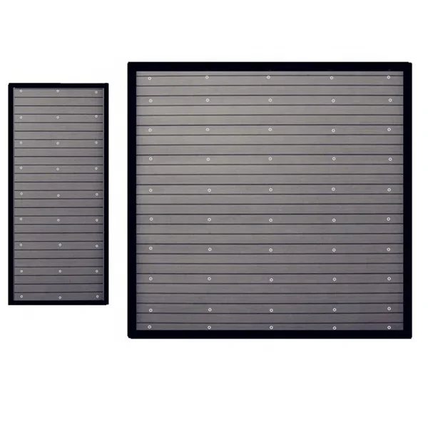 

Wood Plastic Composite wood grain WPC gate, Brown,black,white,teak