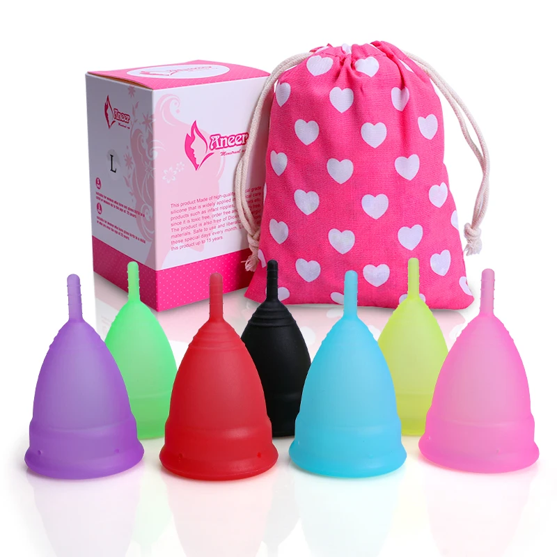 

Women Comfortable Menstrual Cup Approved 100% Medical Silicone Period Cup Copa Menstrual