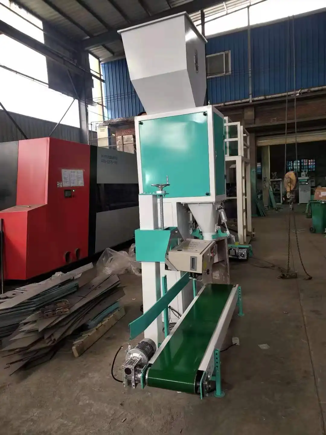 flour packing machine 10kg,20kg,25kg food pellet packing machine