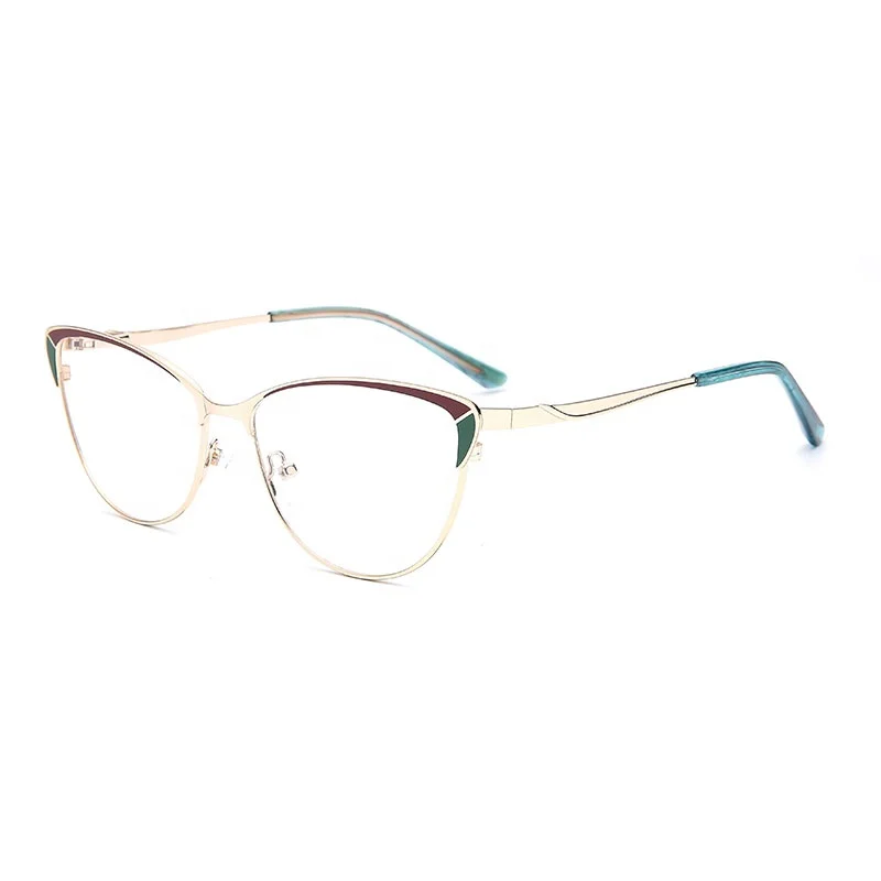 

U-Top Women New Fashion Cat Eye Metal Eyewear Optical Eyeglasses Frames