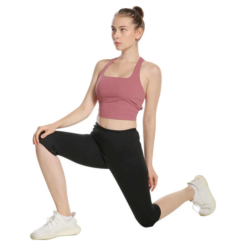 

Factory Direct Price Training Pants High Elastic Yoga Suit Pants For Running Exercise Yoga Clothes, Black