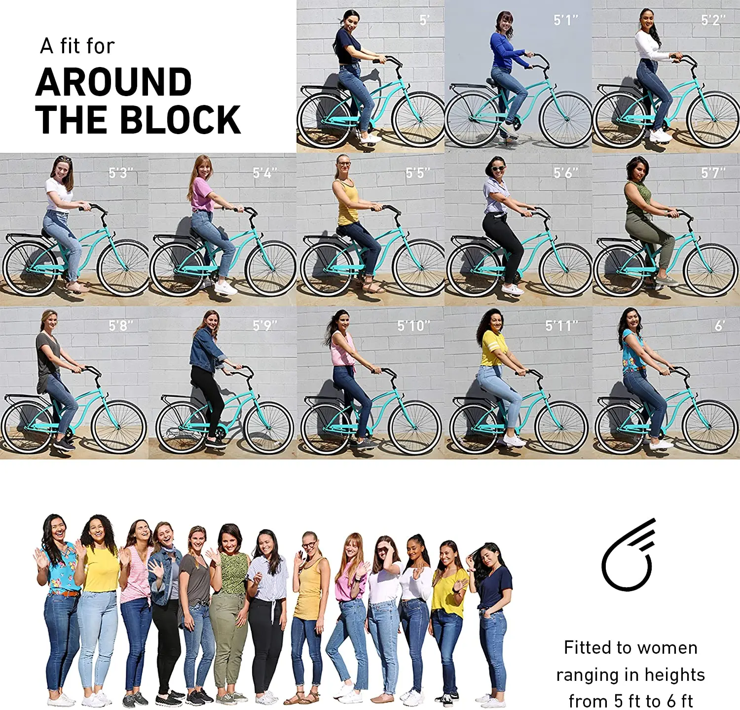 sixthreezero around the block women's cruiser bike
