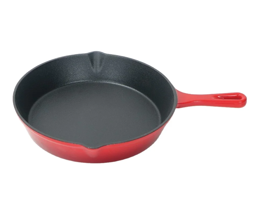 

Cast Iron Girll Pan Non-stick Enamel Coating Cast Iron Skillet