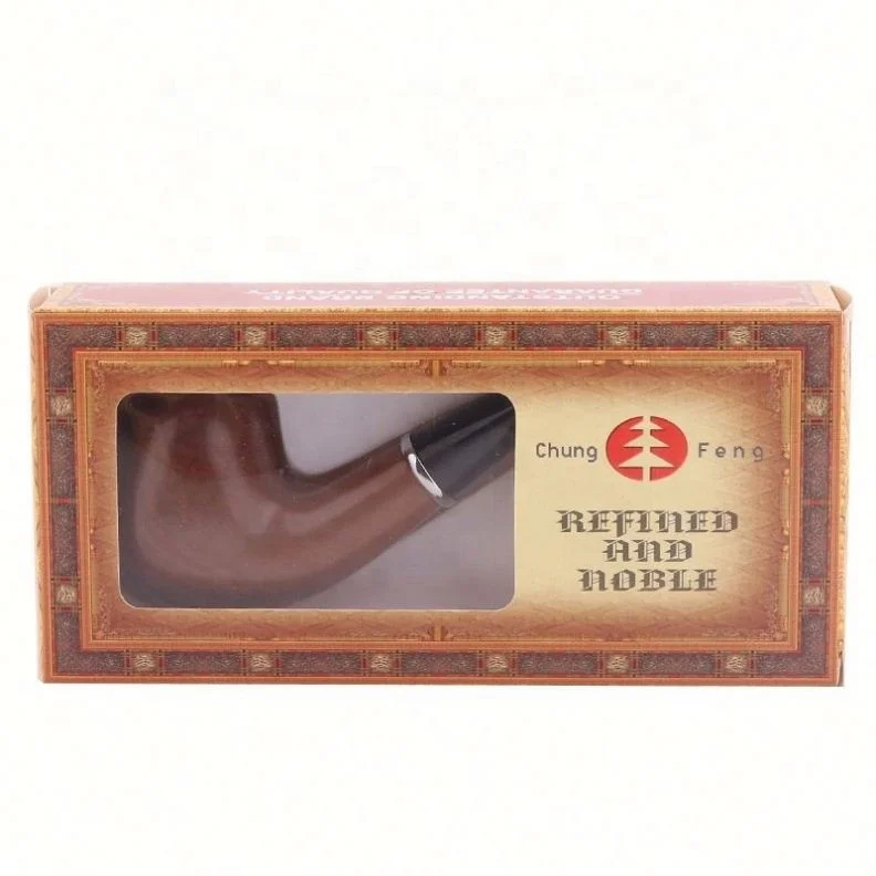 

Vintage Hammer Craft Retro Smooth Curved Smoking Set Resin Pipe, Picture