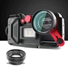 2019 new design Luxury Aluminum alloy diving 60 meter waterproof phone case for IPhone XS XMAX 678PLUS and HW p30pro mate20pro