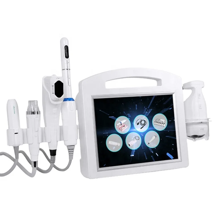 

2022 6 in 1 microneedle fractional rf 4d hifu Liposonic 4D Radar Carving+Privacy+Detection function vaginal tightening device