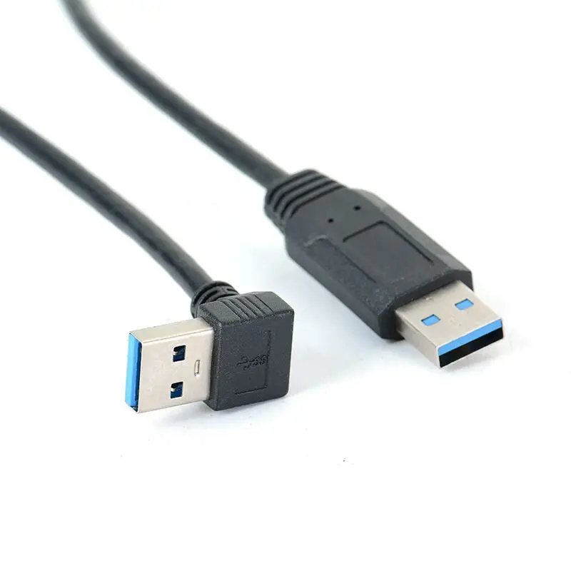 

angle USB 3.0 A type male to USB 3.0 A male superspeed cable factory cabletolink