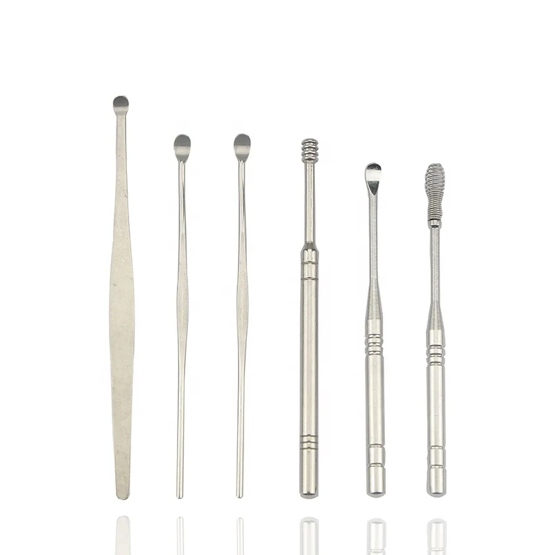 

6 Pcs Earpick Wax Remover Ear Cleaner Spoon Care Ear Clean Tool