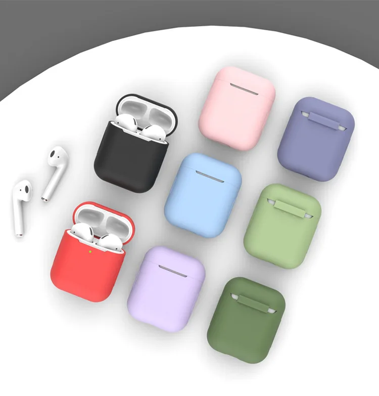 

air 2 pods Universal protective cover for wireless headset silicone drop-resistant earbuds protective case