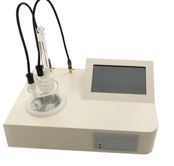 

Laboratory automatic oil water content tester volumetric Karl Fischer Moisture Titrator In China