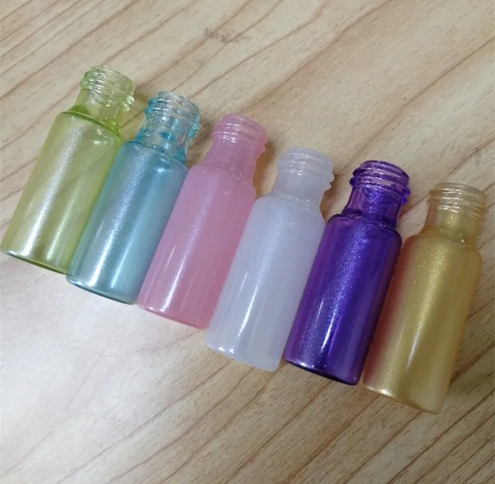 2毫升小迷你琥珀棕色圆形玻璃基本滚筒瓶小瓶与金属滚筒和黑色塑料