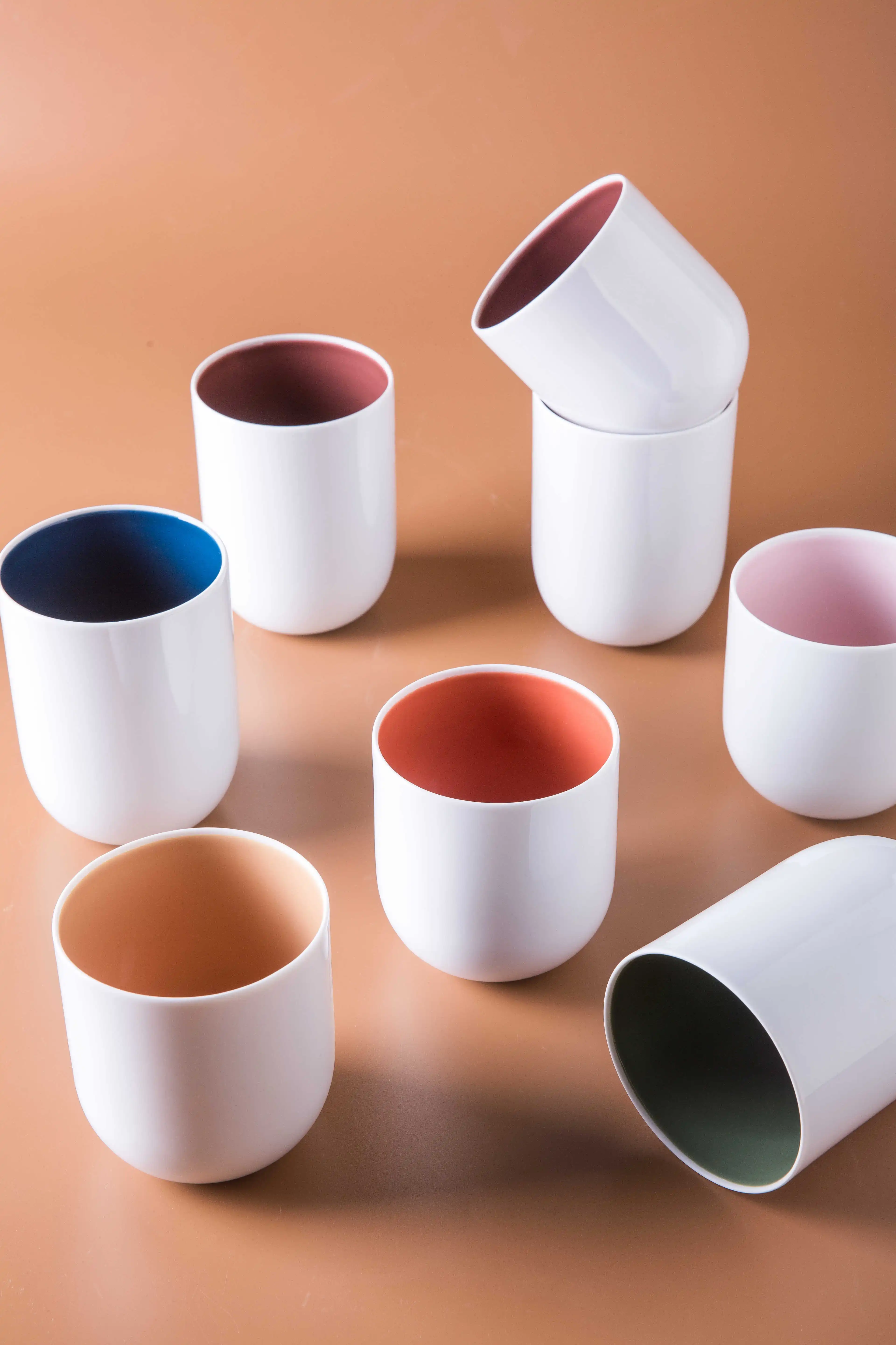 花莲工厂批发陶瓷杯 oem 定制马克杯陶瓷散装咖啡杯活性釉 - buy 陶瓷