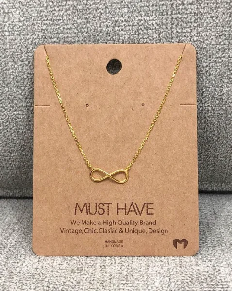 

Gold Dainty Infinity Pendants Stainless Steel Chocker Necklaces For Women Eternal Friendship Necklace Bijoux Femme Collier, Gold/ silver/rose gold