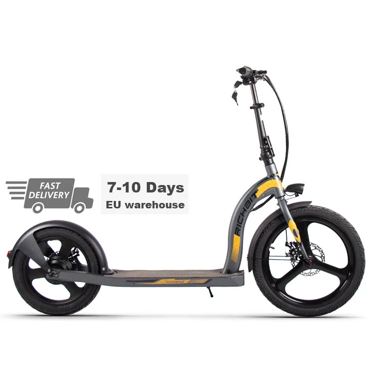 

2022NEW European warehouse delivery Guaranteed quality proper price new type electric scooter big wheel e wheel scooters, Customized