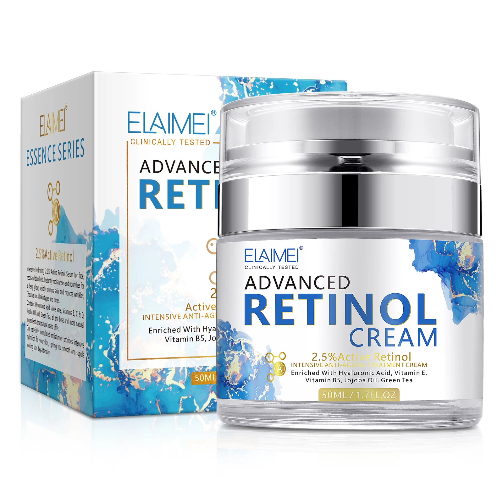 

ELAIMEI private label sckin care repair customizing anti-aging anti-wrinkle beauty retinol moisturizer face cream