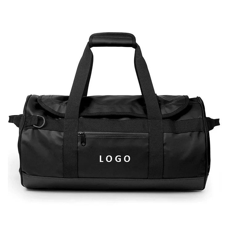 

Low Price Travel Folding Waterproof Sports Gym Bag Water Proof Duffel Bag Custom Logo, Black