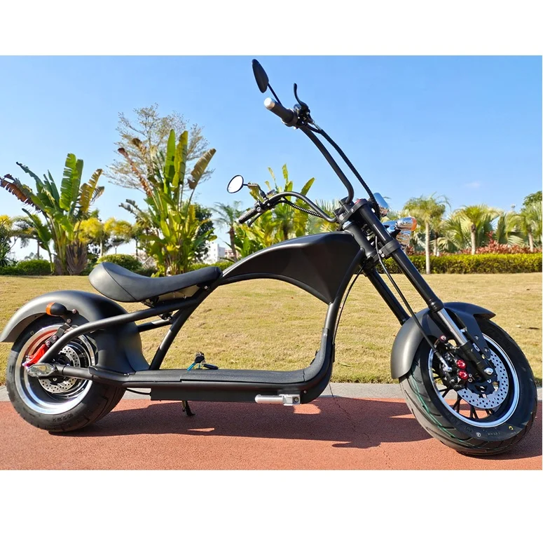 

New Arrival city Coco Fat tire chopper style off road dual motor 3000W 12A 60V Electric scooter motorcycle with seat, Black/white/red/blue etc
