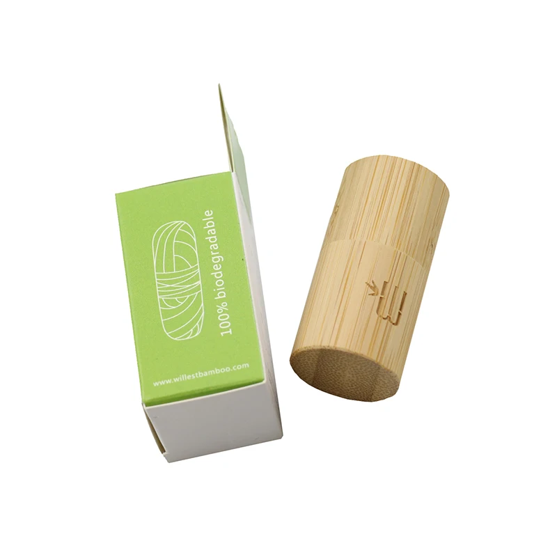 

100% biodegradable natural silk dental floss Bamboo Product Wholesaler, White black