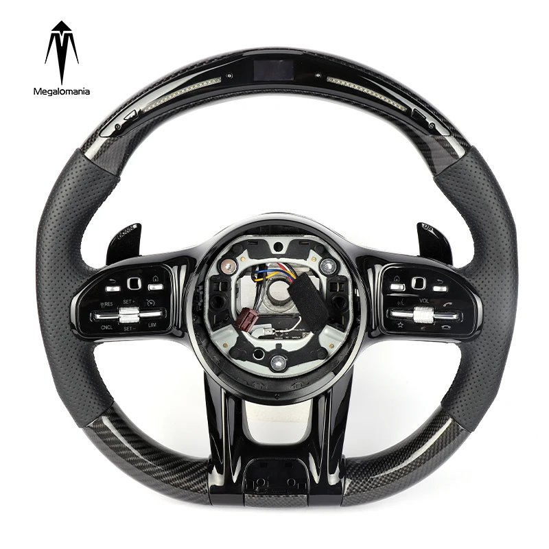 

Fit for Benz W204 W205 W211 W212 W222 AMG GT sentire car series can be retrofitted and upgraded with the new steering wheel