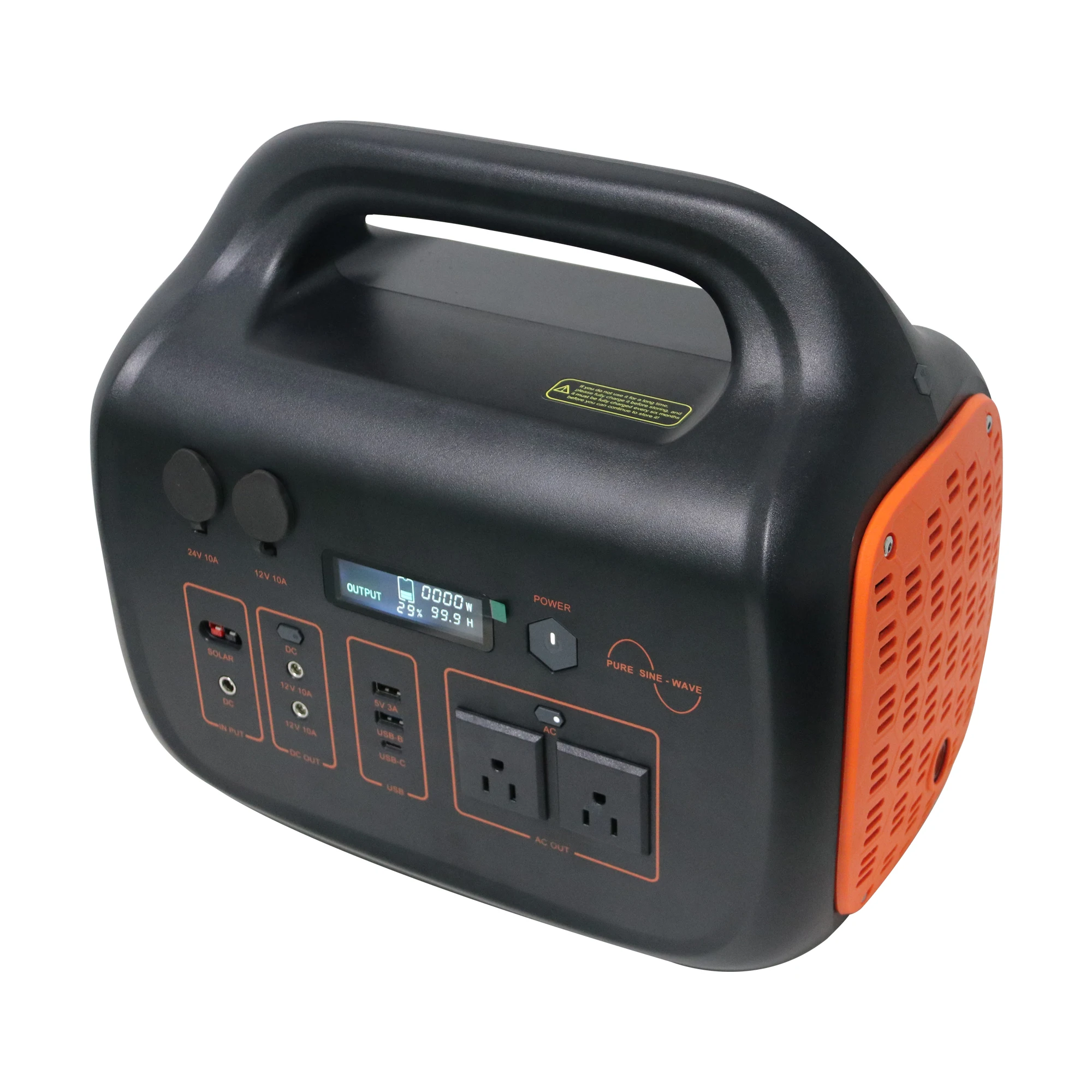 

1000W Solar Lithium Battery 220V 110V AC Portable Power Supply