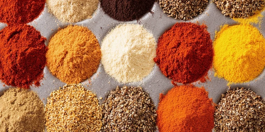 Jar of paprika in a rustic setting