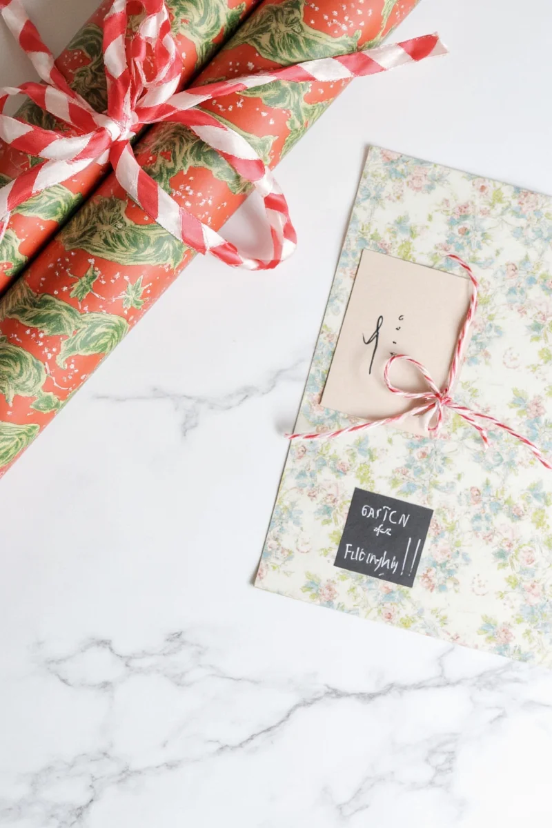Metallic foil wrapping paper