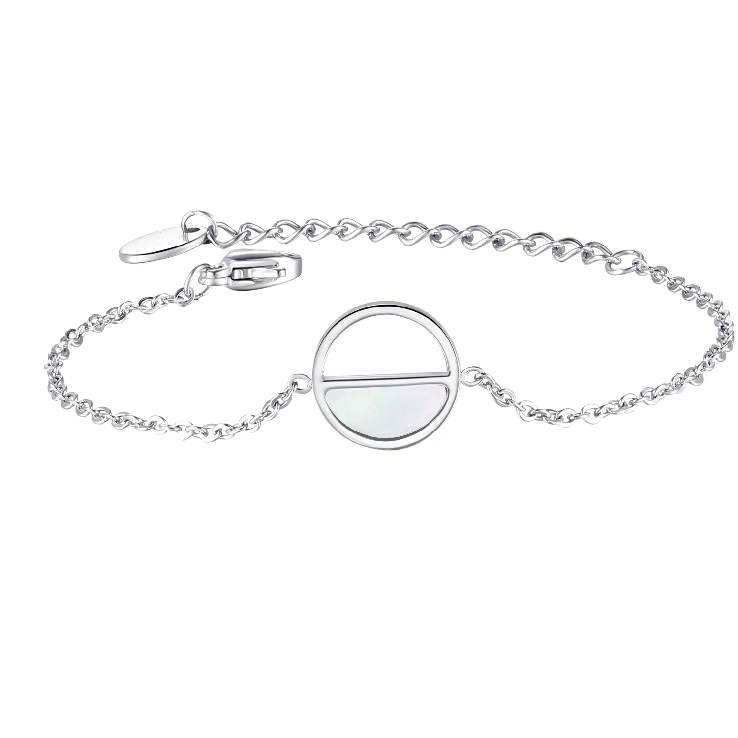 2019 hot selling vacuum plated stainless steel jewellery custom designs modern stylish sea shell pendant women necklace jewelry