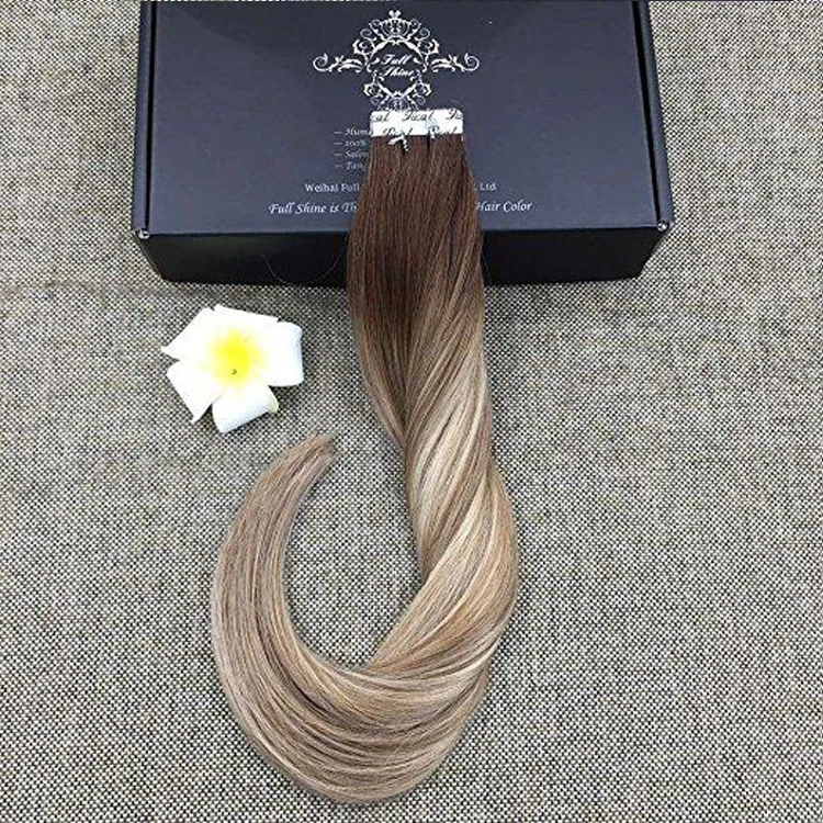 

Wholesale Price Indian Double Drawn Tape Hair Virgin Remy Human Hair Balayage Tape In Hair Extensions