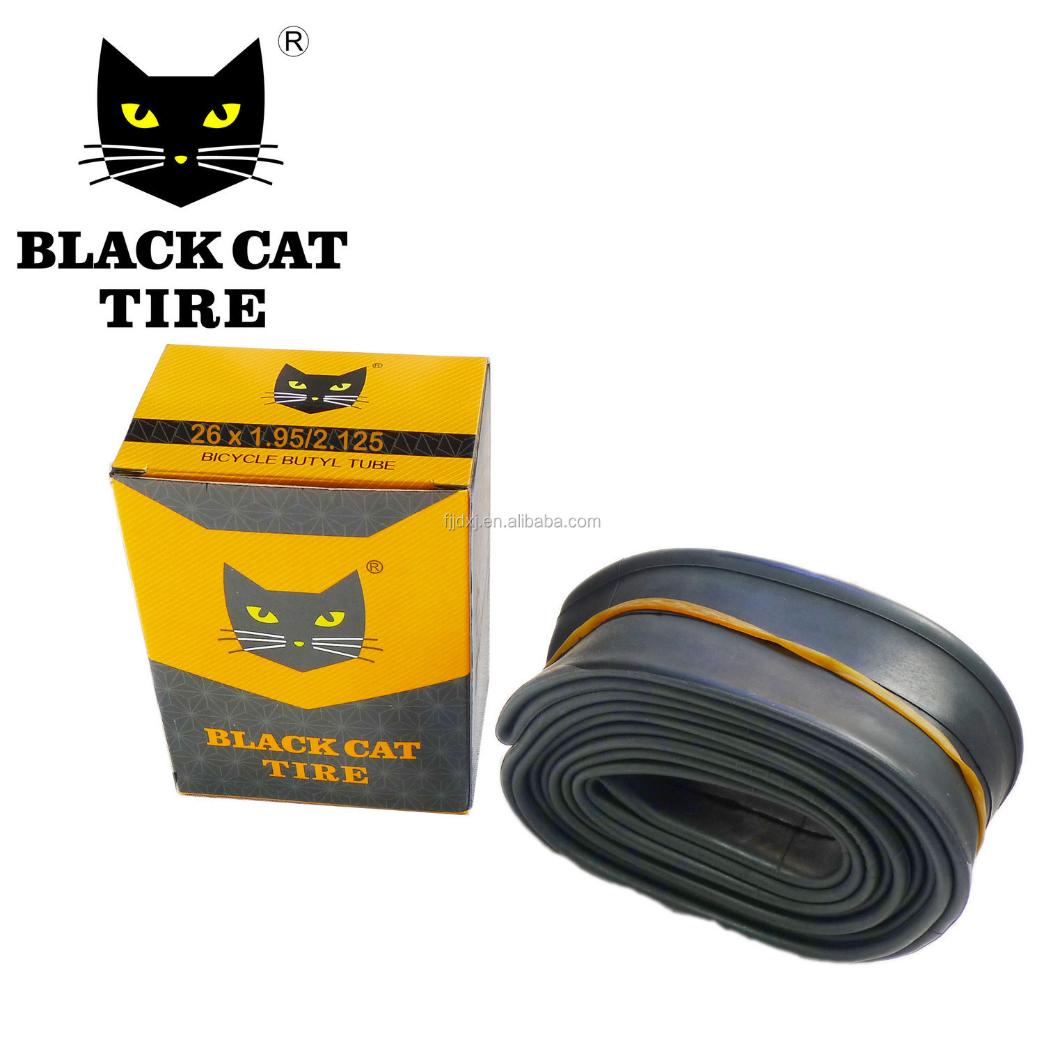 

BLACK CAT 26 inches bicycle tire inner tube 26x1.95/2.125 for Mountain bicycles