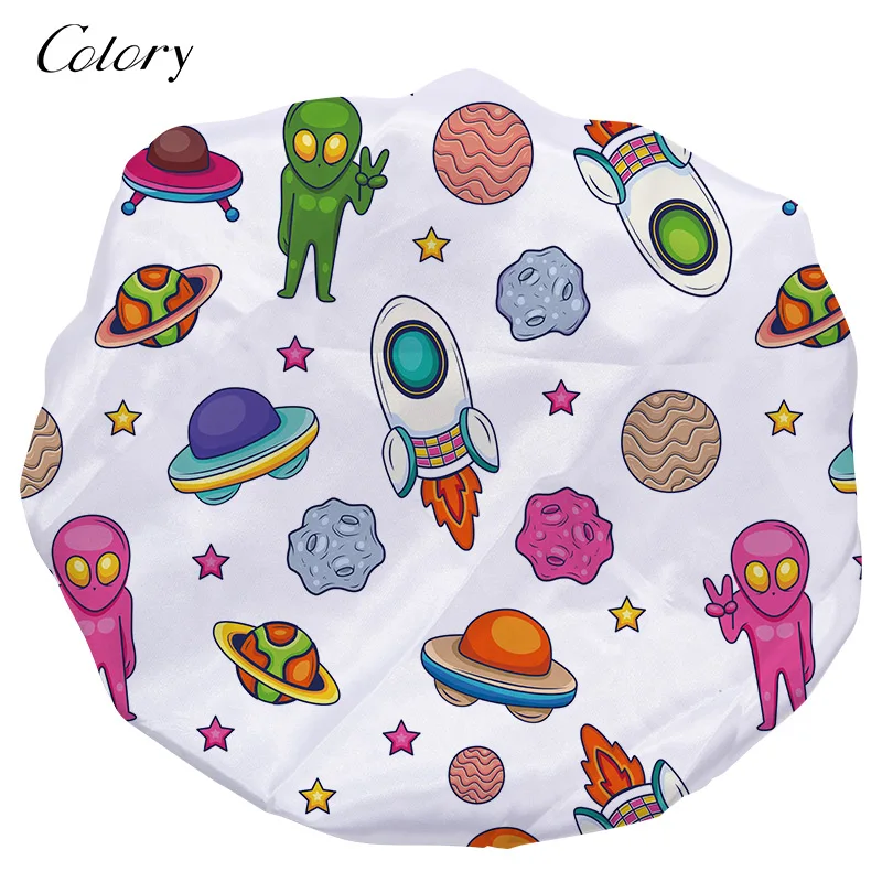 

Colory Floral For Women Logo Shower Cap, Customized color