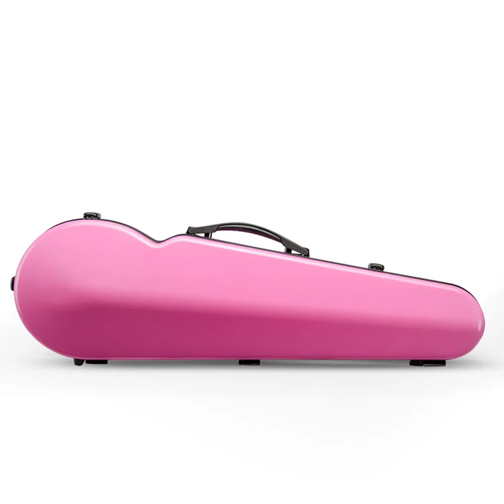 

4/4 3/4 light Colorful Triangle Hard Fiberglass Violin Case For Sale VQ-01