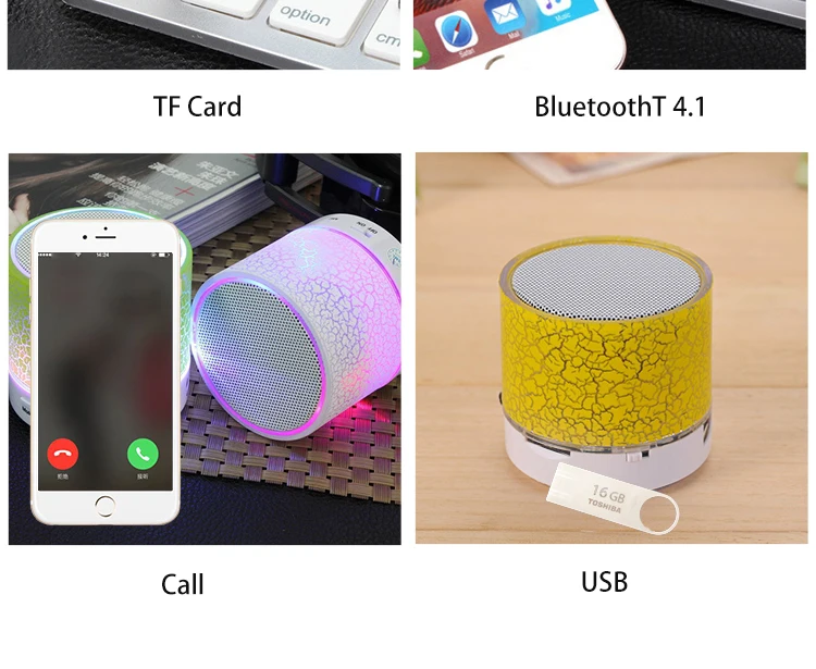 Cheap price colorful crack bluetooth mini wireless speaker for daily use - ANKUX Tech Co., Ltd