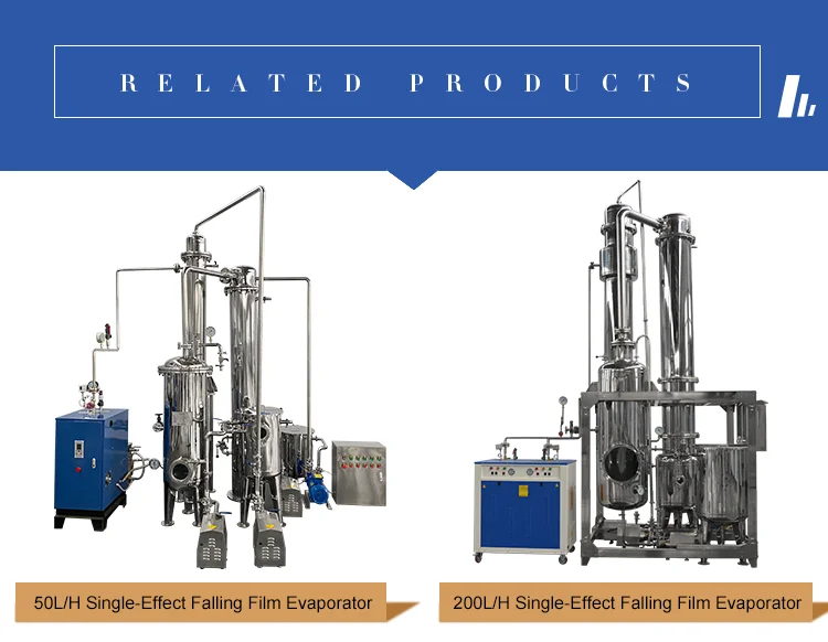 Ethanol Distillation Tower Thin Layer Falling Film Evaporator Buy Thin Layer Evaporator