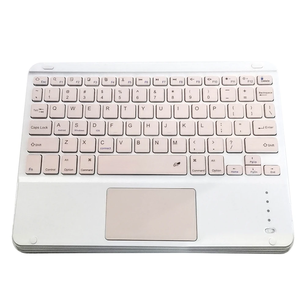 

Slim Wireless touchpad pink Keyboard Mini Teclado with German French Russian Spanish layout, More colors