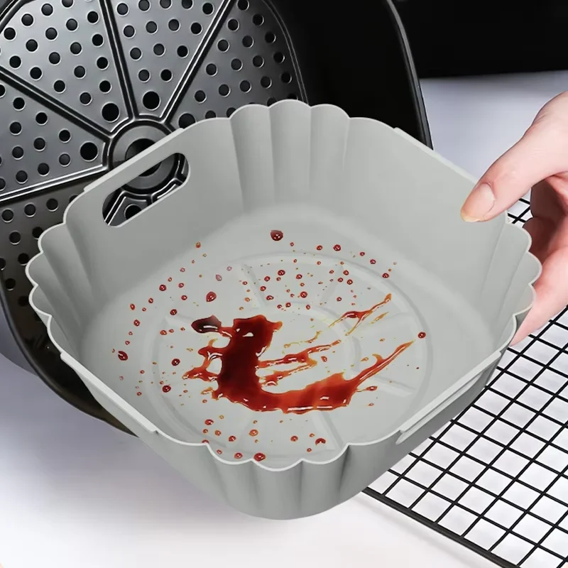 Reusable Silicone Air Fryer Pot Home Kitchen