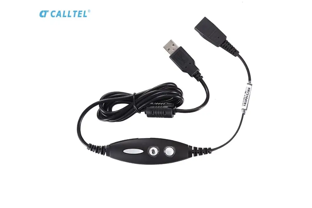 
USB audio processor connecting PC and headset business usb to quick disconnect DA80 PLT compatible 