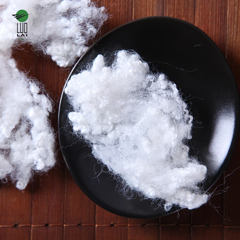
White polyester stable fiber stuffing 