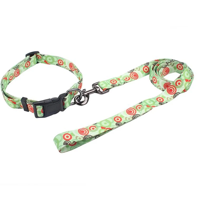 Dog collar leashes-24