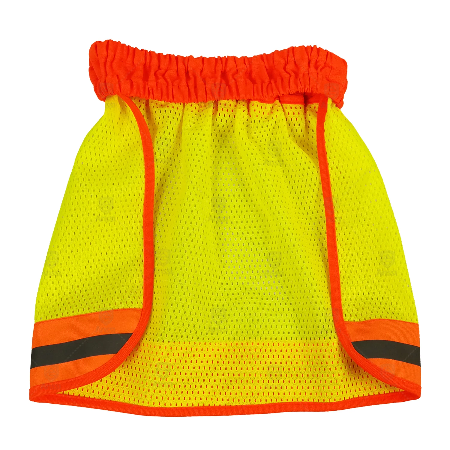 
Hi-vis reflective elastic safety helmet sun shade visor for the climbing or construction hard hat neck shield protection 
