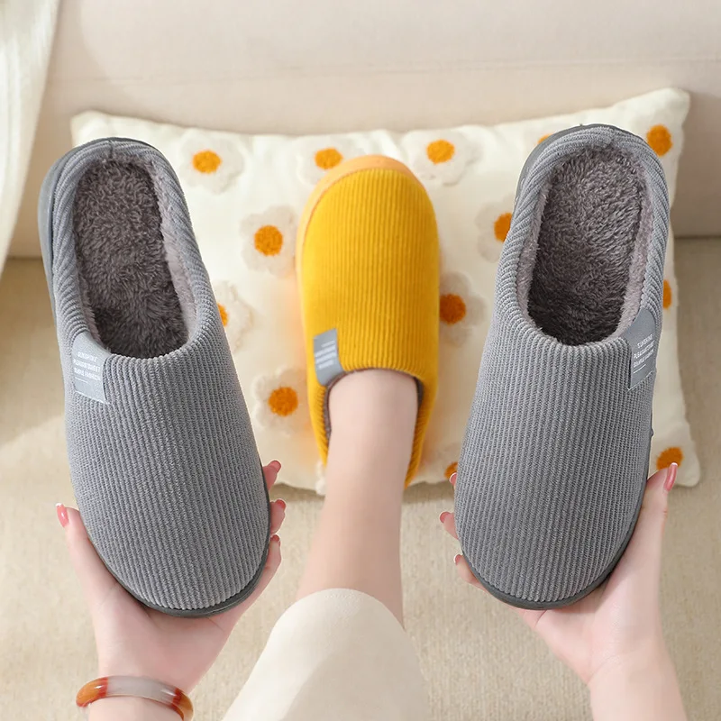 

2022 Fux Fur Mens Indoor Winter Slippers For Men, As photos,or as your request