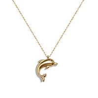 

Real U Jewelry Custom Jewelry Necklace Wholesale Stainless Steel Dolphin Charms for Jewelry Making