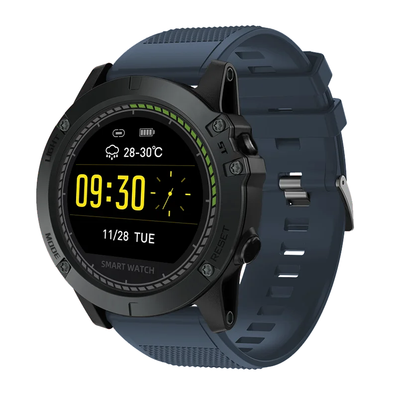 

2021 new model sport watch with heart rate monitoring, Black, blue and red