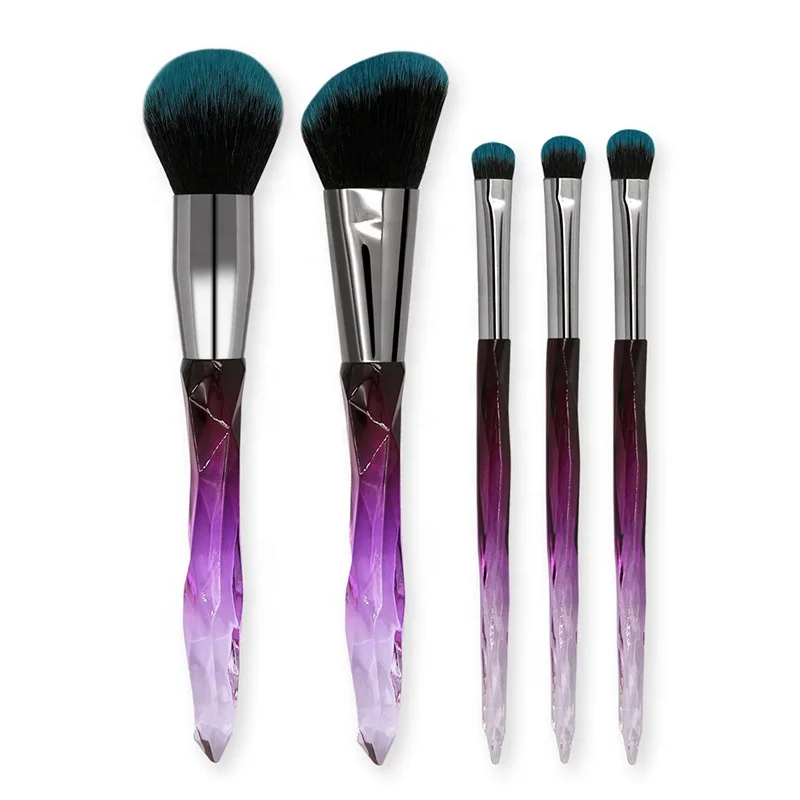 

Crystal makeup brush complete foundation and eye shadow makeup brush set, Customized color
