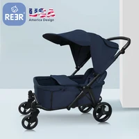 

Low MOQ Wholesale OEM Double Pram Twin Baby Stroller Twin Stroller